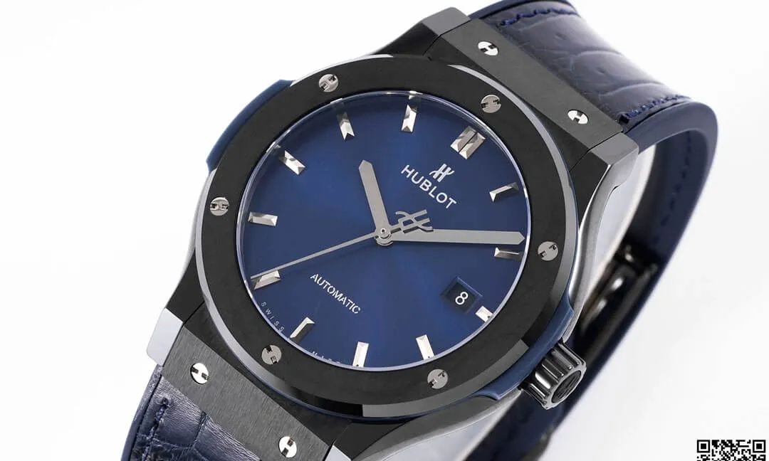 GSF Hublot Classic Fusion 542.CM.7170.LR GS Factory 1:1 Best Edition Replica Watch Blue Strap